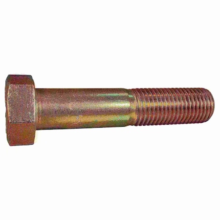 Midwest Fastener Grade 8, 1-1/4"-7 Hex Head Cap Screw, Zinc Yellow Steel, 6 in L, 2 PK 54157